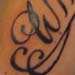 tattoo galleries/ - Ankle Script tattoo